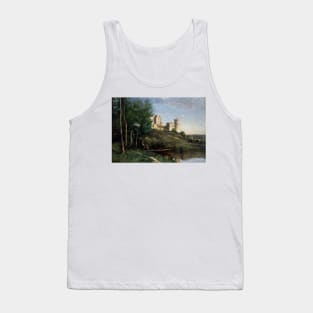 Ruins of the Chateau de Pierrefonds by Jean-Baptiste-Camille Corot Tank Top